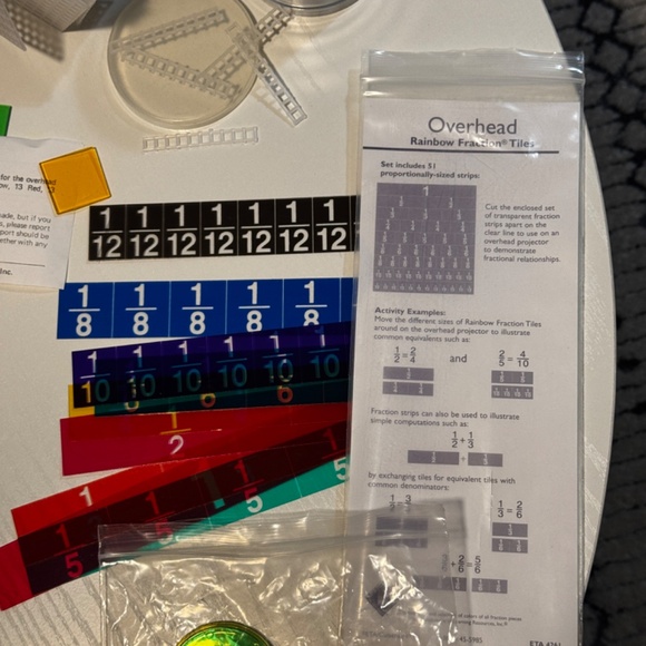 Large Collection of Math Manipulatives for Homeschool or Classroom - Picture 2 of 15